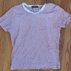 Brandy Melville red/white stripe top